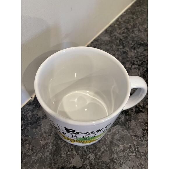 Coffee Mug Royal Norfolk Mug Be Brave Be Bold Cheetah Plants Dishwasher Safe - Picture 5 of 7